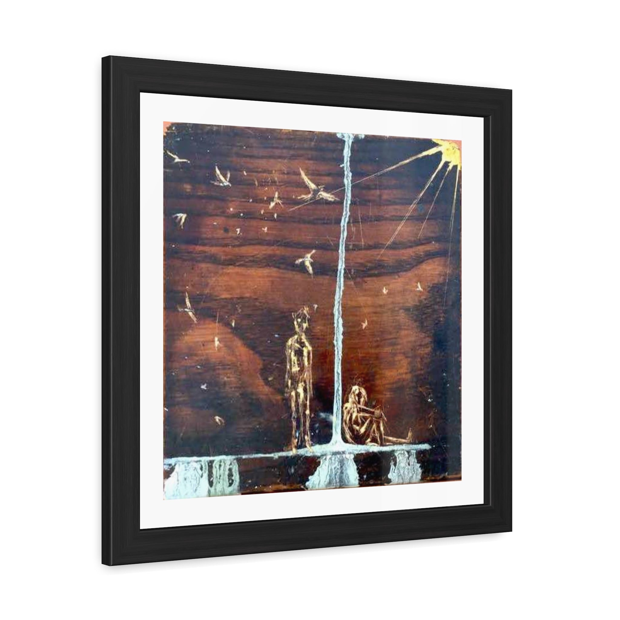 Two Lovers Sit And Wait For Something To Happen [SOLD; PRINTS AVAILABLE]