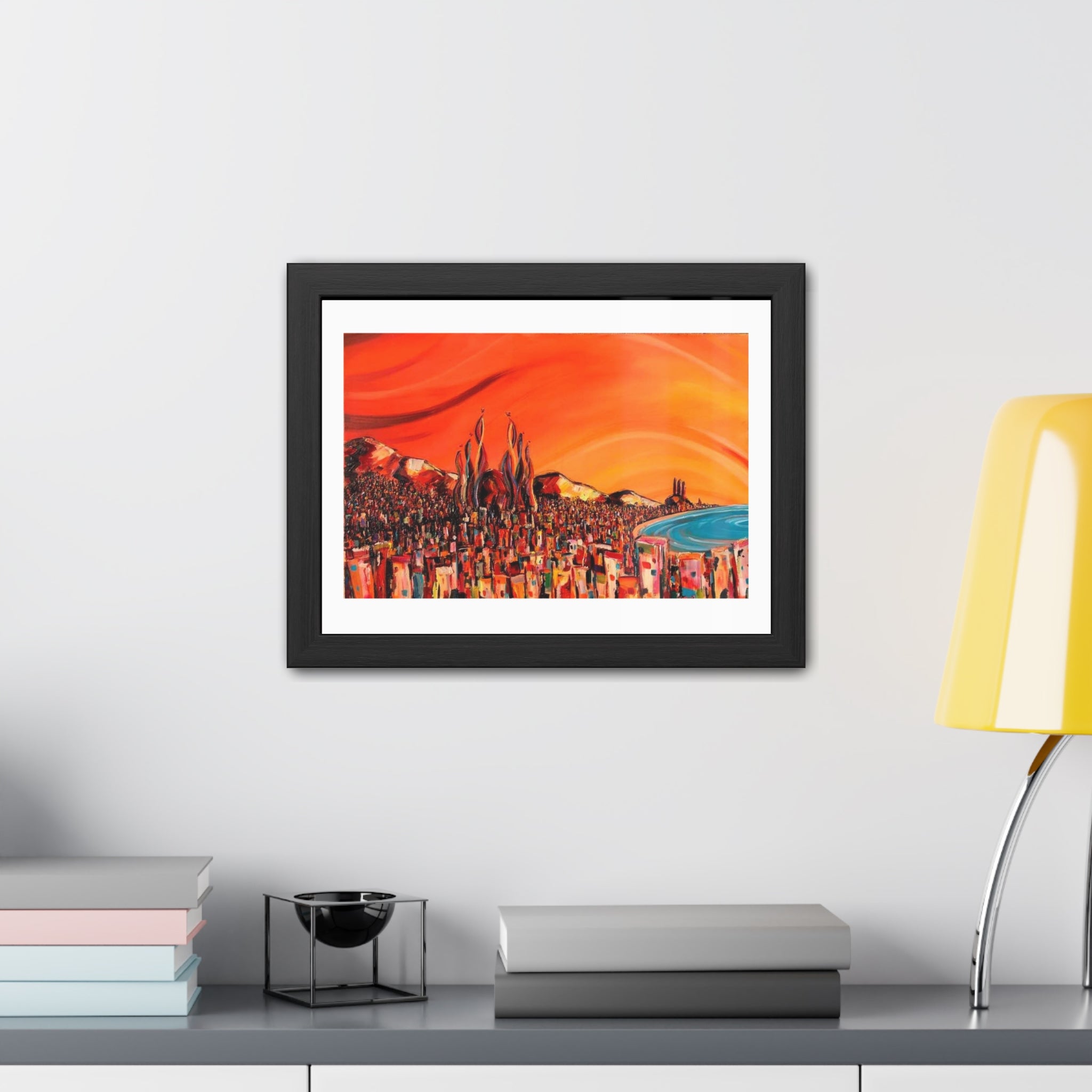 Barcelona at Dawn [SOLD; PRINTS AVAILABLE]