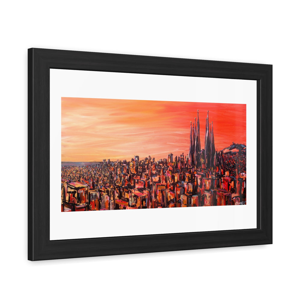 Barcelona at Dusk [SOLD; PRINTS AVAILABLE]