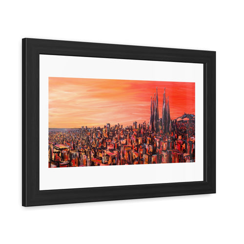 Barcelona at Dusk [SOLD; PRINTS AVAILABLE]