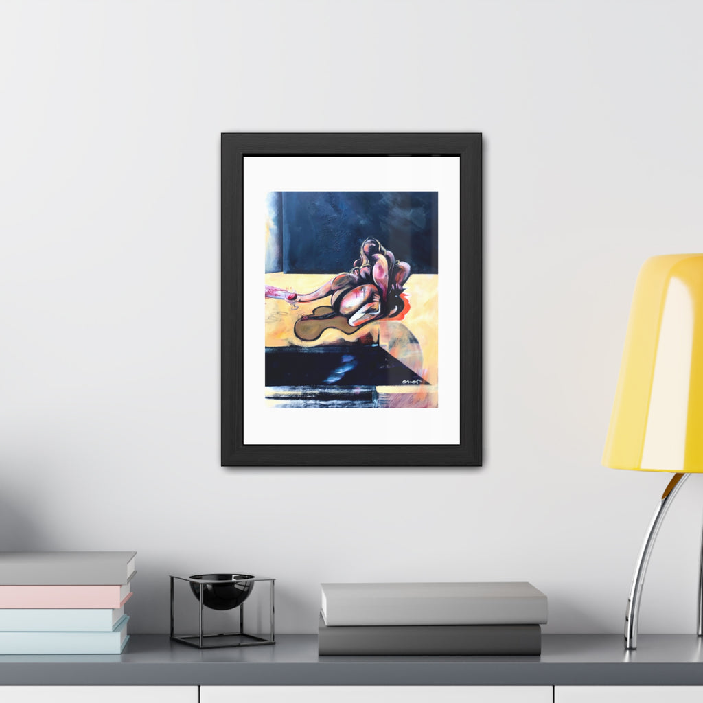 Two Lovers and Cat [SOLD; PRINTS AVAILABLE]