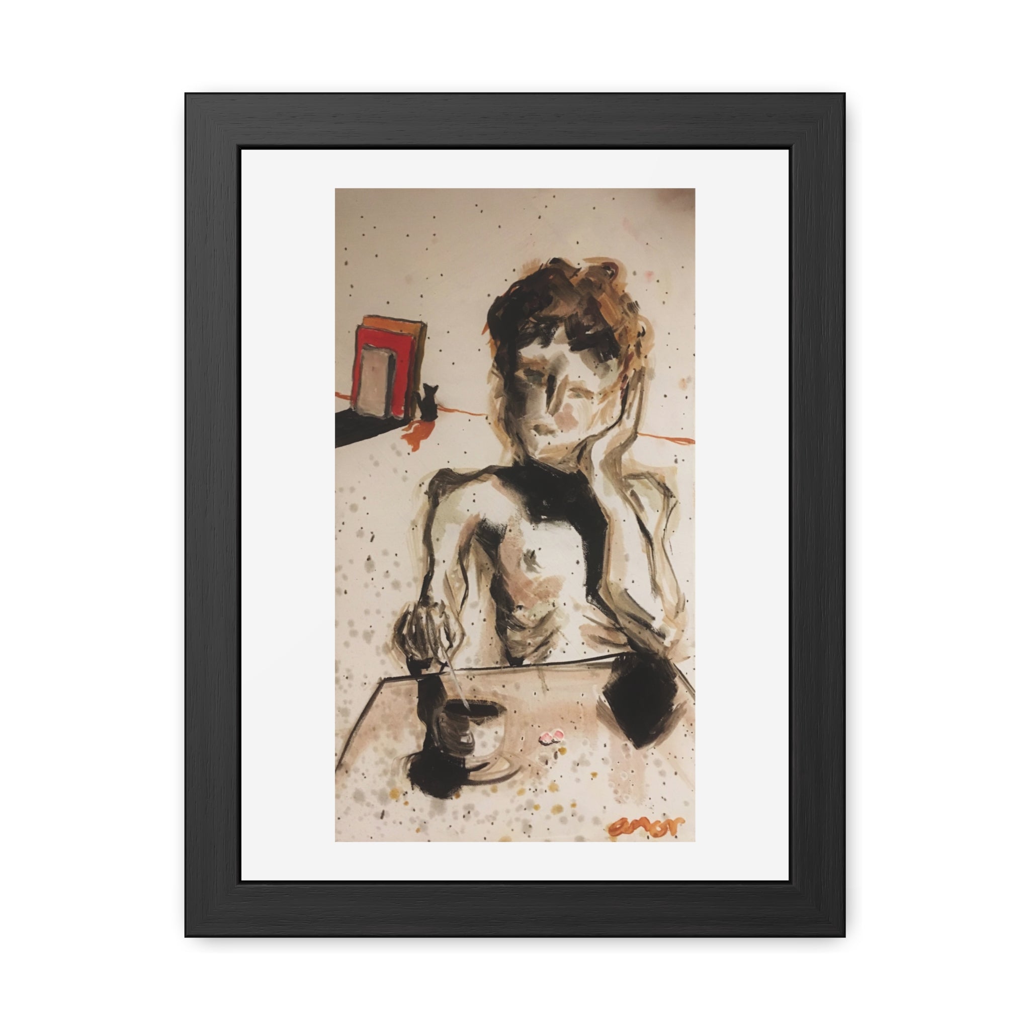 Coffee and Codeine (Artist's Breakfast) [SOLD; PRINTS AVAILABLE]