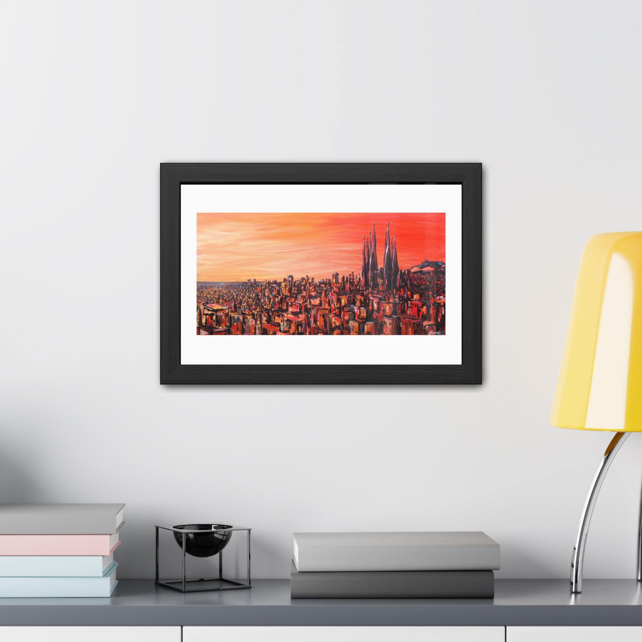 Barcelona at Dusk [SOLD; PRINTS AVAILABLE]