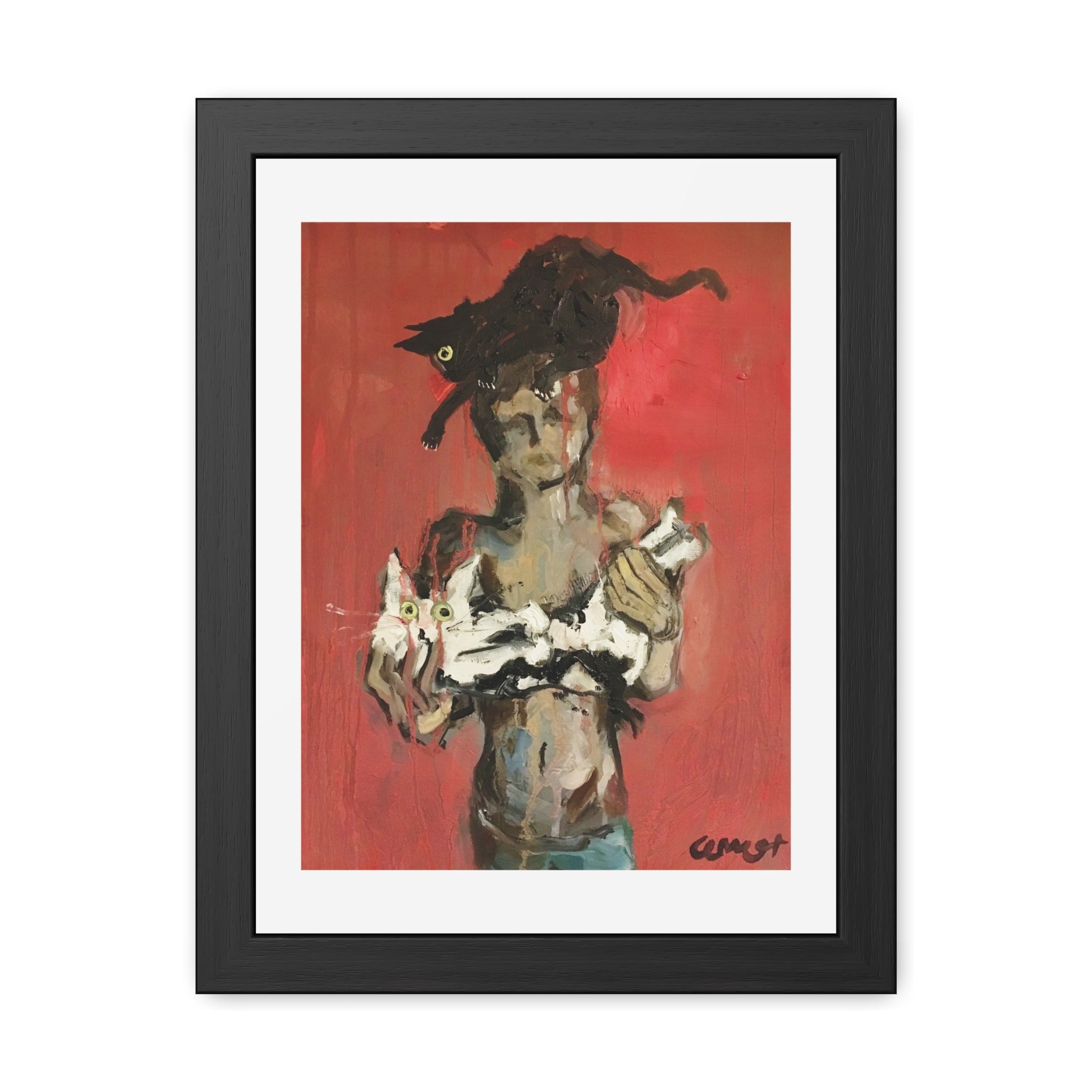 Behind Every Artist... [SOLD; PRINTS AVAILABLE]
