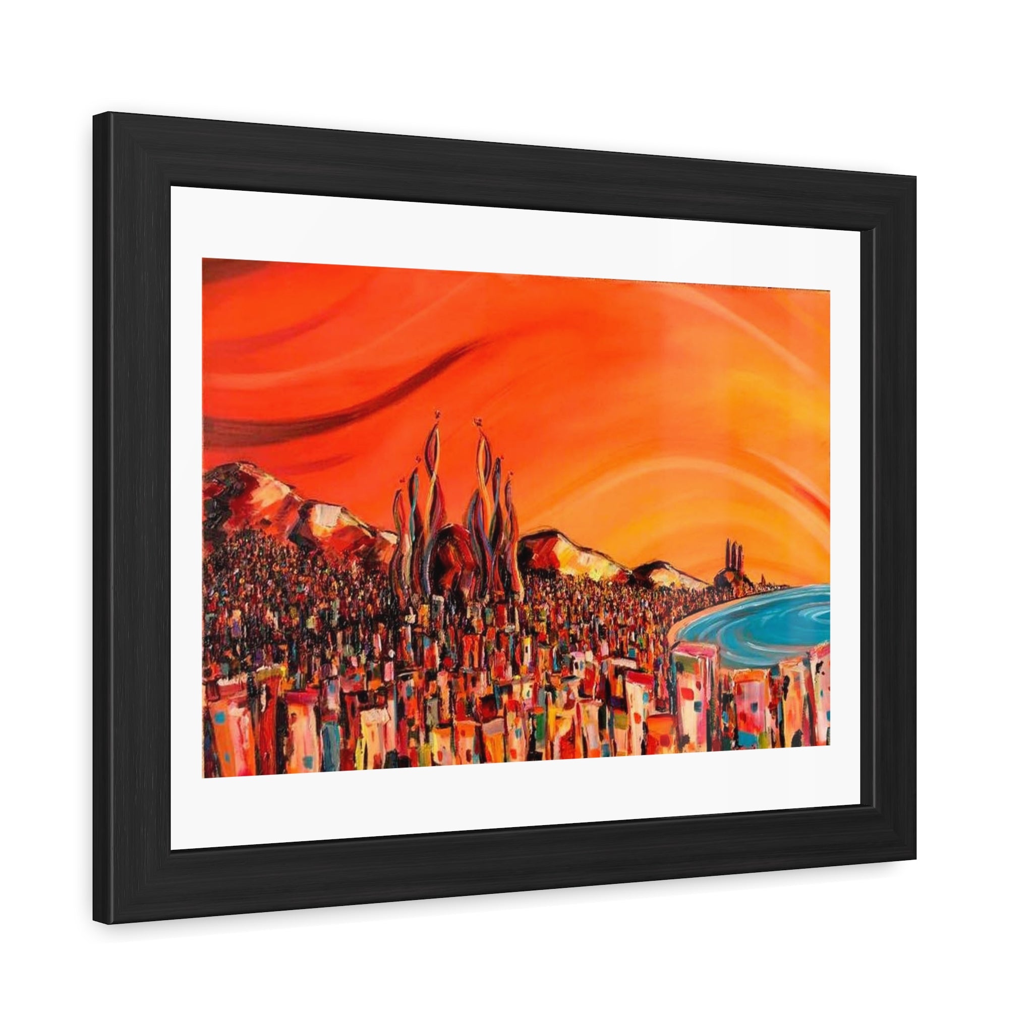 Barcelona at Dawn [SOLD; PRINTS AVAILABLE]